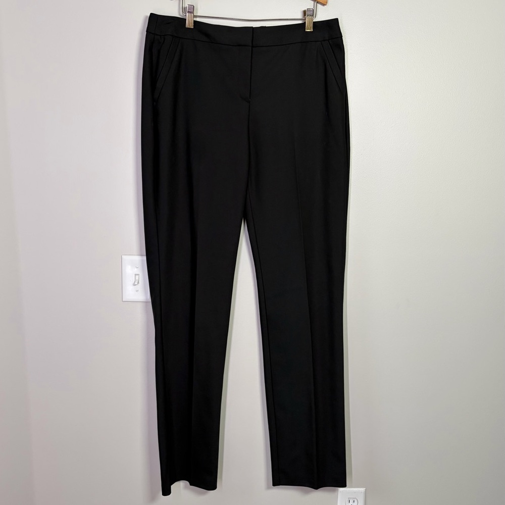 Chico's Black Straight-Leg Dress Trousers